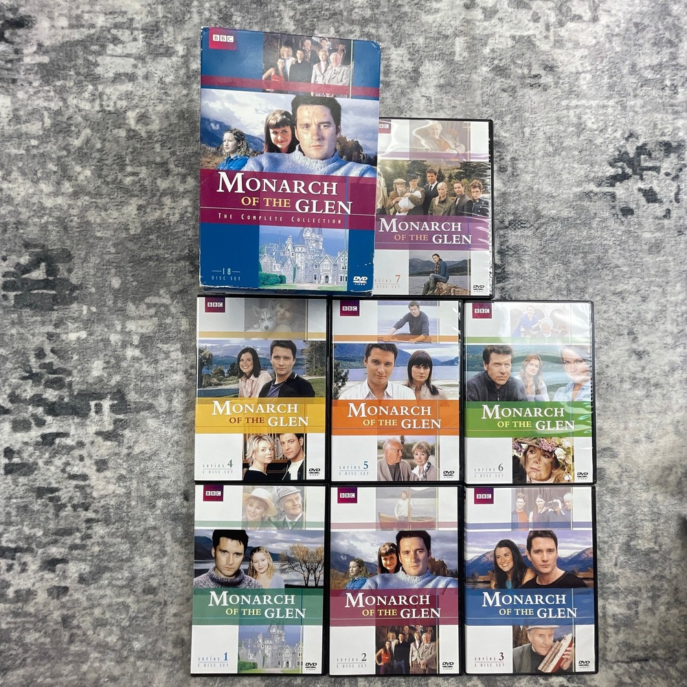 Monarch of the Glen The Complete Collection Series 1-7 BBC DVD Box Set 18-Disc